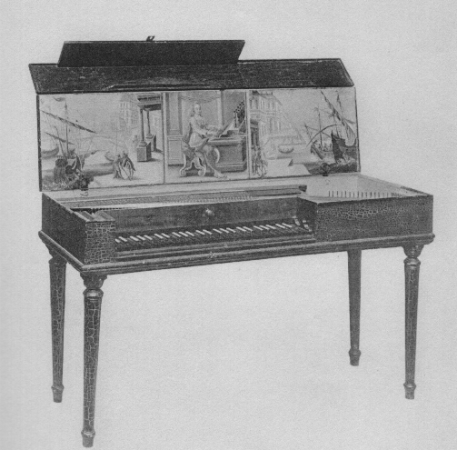 Early Square Piano by Johannes Socher, 1742 Johannes Socher 1742